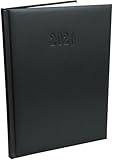 Chefplaner 2026 fast A4 Lederoptik Hardcover Terminbuch 2026 Buchkalender Terminplaner 2026...