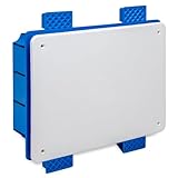 Electraline 60392 Abzweigdose Unterputz für Gipskarton IP40 (198X153X70mm) mit Deckel und Schrauben