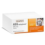 ASS-ratiopharm® 500 mg Tabletten: Ein Klassiker unter den Schmerzmitteln, 100 Tabletten