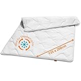 sleepling Ultra leichte Sommerdecke 135x200 cm, Sommer Bettdecke leicht, dünne Sommerbettdecke aus...