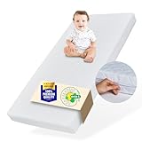 Matratze 60x120 Baby Kindermatratze 60x120 cm mit waschbarem Bezug für Kinder 10 cm hoch,...