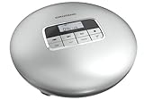 Grundig GCDP 8500, tragbarer CD-Player, Silber/Schwarz
