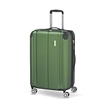 travelite Hartschalenkoffer mittelgroß, erweiterbar, 4 Rollen, CITY, Trolley mit kratzfester...
