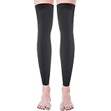 Geyoga Kniehohe Beinwärmer Warme Winter Kniewärmer Damen Fußlose Beinlinge Lange Beinlinge Ärmel...