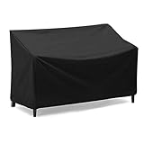 2-Sitzer Gartensofa Abdeckung, 210er Oxford-Gewebe Schutzhülle für Gartenmöbel, Wasserdicht...