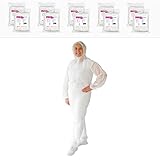 ARNOMED 10x Schutzanzug Einweg XL, Einwegoverall, Einweganzug, Einweg Maleranzug & Lackieranzug,...