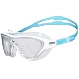 arena The One Mask Junior Anti-Fog Schwimmbrille für Kinder, Schwimmmaske mit Großen Verspiegelten...