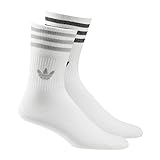 adidas Women's MID Cut GLT SCK Socks, White/Grey Two/Black, L