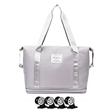 Oseczmut Reisetaschen mit Rollen, Reisetasche mit Rollen, abnehmbare Gepäcktasche, große...