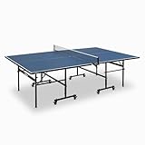 JOOLA Tischtennisplatte Inside 13 Tischtennistisch Indoor klappbares Untergestell – Schneller...
