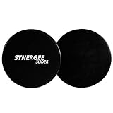 iheartsynergee Synergee tiefschwarze Gleitscheiben Core Sliders. Beidseitige Verwendung auf Teppich...