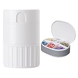 LVYUDS 4-in-1 Tablettenschneider Staubdicht Wasserdicht Tablettenteiler für Große Kleine...