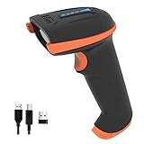 Tera Barcode Scanner 1D 2D QR Wireless Kabellos 2,4 GHz + Wired USB 2,0 Kabelgebunden Handscanner...