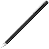 LAMY cp1 Füllhalter 056 - Füller mit mattschwarzem Lack-Finish, massivem, abgefedertem...