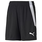 PUMA Unisex Kinder Teamliga Jr Shorts, Puma Black-puma White, 152 EU