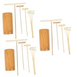 Gadpiparty 3 Sätze Mini Sand Smoothing Rake Set Teiliges Zubehör für Zen Garten Hochwertige...