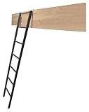 Verstellbare Etagenbettleiter, 154,9 cm, Stehleiter für Anhänger und Wohnmobil, verbesserte...