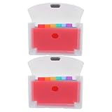 Angoily 2 Stück Kartenorganisator aktenordner wasserdichte dokumentenbeutel Geldorganisator für...