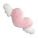 COOLHIYA Herzförmiges Nackenkissen für Auto Ergonomisches Kopfstützenkissen Bequeme Nackenstütze...