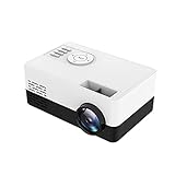 n/a Mini-Heimprojektor unterstützt 1080P AV USB SD-Karte Tragbarer USB-Projektor (Color : A, Size :...