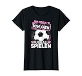 Frauen Fußball Damen Fußballerin Fußball Mädchen T-Shirt