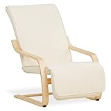 Homestyle4u 2406, Relaxsessel mit Liegefunktion Schwingstuhl mit Armlehne Schwingsessel Wohnzimmer...