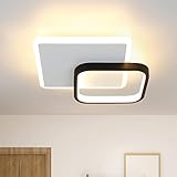 Homefire LED Deckenleuchte Schlafzimmer Deckenlampe - 3000K Warmweiß Schlafzimmerlampe 16W Modern...