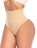 Bauchkontrolle, Tanga, Shapewear für Damen, hohe Taille, formende Unterwäsche, nahtlos, Body...