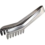 Fackelmann Servierzange, Küchenzange aus Edelstahl, robuste Spaghettizange (Farbe: Silber), Menge:...