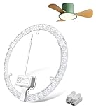 KINGYEENUO 36W LED Modul Lichtquelle mit Magnethalter, Nachrüstung LED Rundes Ring Modul Ø23cm...