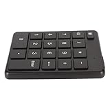 Xiuganpo Zifferntastatur, 19 Tasten, Ergonomische Nummernblöcke für Laptop, Kabellose...