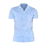 Uwdiohq Prime Deal Days 2024 Herren Tshirt Slim Fit Rockabilly Herren Outfit 50Er Arbeitskleidung...