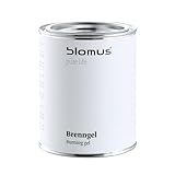 blomus Brenngel Dose LUNA | Gel für Feuerstelle | 500ml | 8,5B x 10H cm