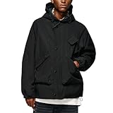 Corkhanj ordain Jacke für Herren, Softshell-Jacke, leicht, wasserdicht, durchgehender...