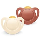 NUK for Nature Babyschnuller | 0-6 Monate | Nachhaltige Gummischnuller | Über 98 % natürliche...