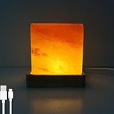 LOGT USB-Schnittstelle Salzlampe LED 1.0-1.5 kg (Salzkristalllampe Bekannt als Himalaya Salz)...