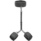 DaniChou® 3in1 Bondage Set mit Halsband & Handfesseln, Premium SM Spielzeug für Paare, Bondageset,...