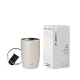 Simple Modern Thermobecher Kaffeebecher to go mit Klappdeckel | Isolierter Edelstahl-Kaffeebecher |...