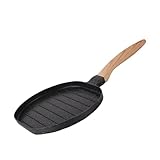 Steak-Bratpfanne mit Griff, quadratische Grillpfanne, antihaftbeschichtete Grillpfanne,...