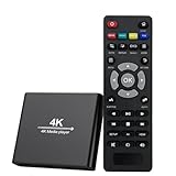 ZUMKUNM 4K Ultra-HD Digital Media Player for USB Drives and MicroSD Cards with 4K HDMI and Analogy...