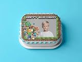 Minecrafting Happy Birthday Geburtstag – Essbares Zuckerbild mit Foto, Rechteckig Tortenaufleger -...