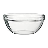 Arcoroc ARC 09994 Empilable Schale, Stapelschale, Schüssel, 26cm, 4.5 Liter, Glas, transparent, 1...