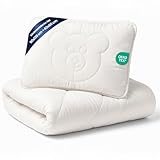 Baby Bettdecke und Kissen Kinderdecke 90x120 cm - Kinderbettdecke Kinder Bettdecken Set und Decke...