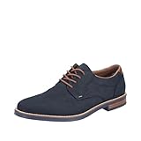 Rieker Herren 13500 Derbys, Blau, 43 EU