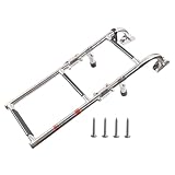 Fegtrtyoa Stainless Steel Folding Ladder Boat Parts Marine Boat Parts Yacht Marine Special Use...