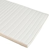 allnatura Matratzentopper Latexcomfort - Matratzenauflage 90x200 cm in Soft (H1), 100% Naturlatex,...