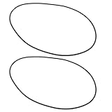 LT Easiyl 2 Stück Plattenspieler-Antriebsriemen Elastizitätsriemen Plattenspieler-Riemen...