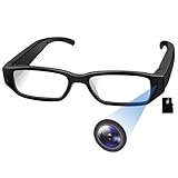 Nisanmoon Brille Sportkamera, Brille Videokamera HD 1080P Sportkamera Brille, Kleine Action-Cam...