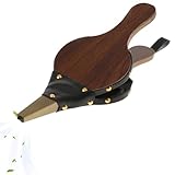 Balg Holzofen - Kamin Luftgebläse, Große Gusstülle, Langlebige Holzpumpe, Hitzebeständiger Griff...