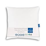 LINEA by böhmerwald - cosy - 3 Kammer-Kopfkissen weich, 80 x 80, Innen:100% Federn, Äußere...
